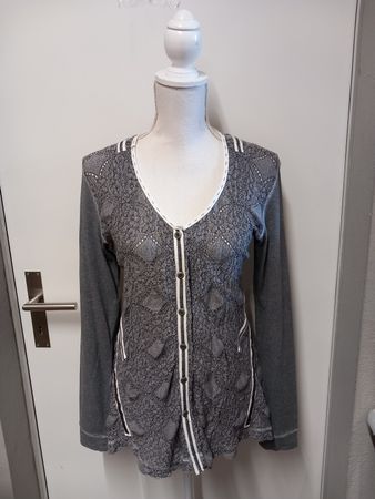 Beate Heymann tolles Jäggli, Weste, Strickjacke Gr.S/M