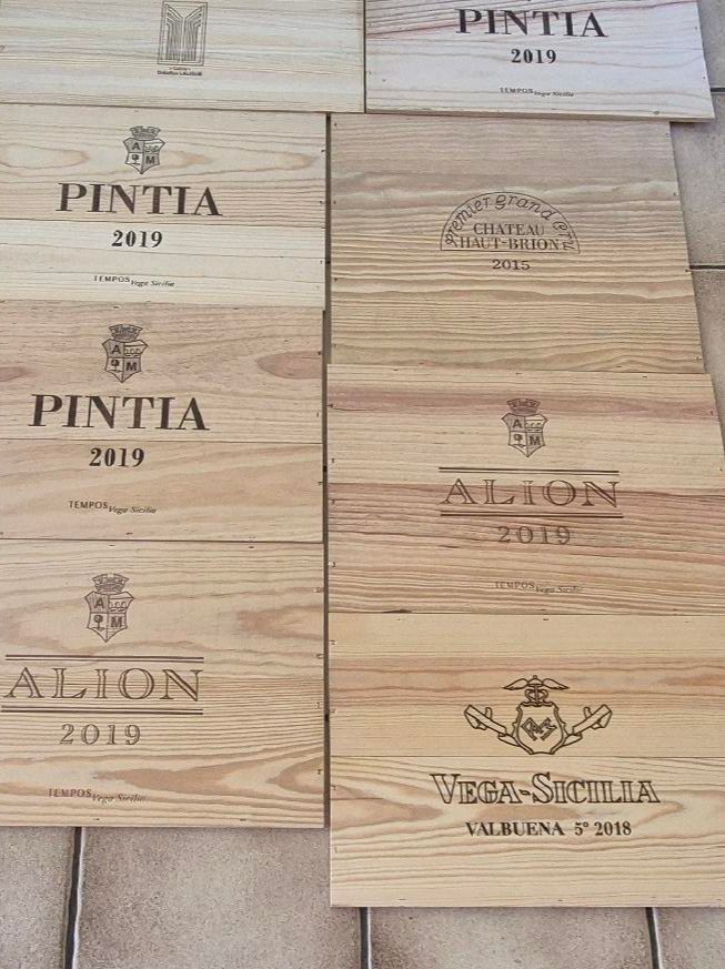 Articoli in legno: 10 Weinkistendeckel im SET – Usato da Nottwil venduto da echtMOMO 2