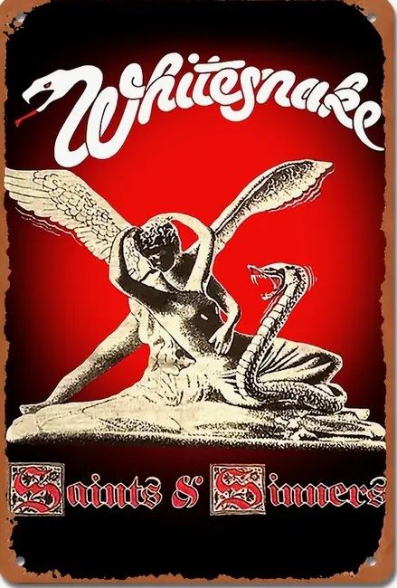 Schilder: Whitesnake Blechschild Metal Rock Band – Neu (gemäss Beschreibung) aus Horn von abutre72