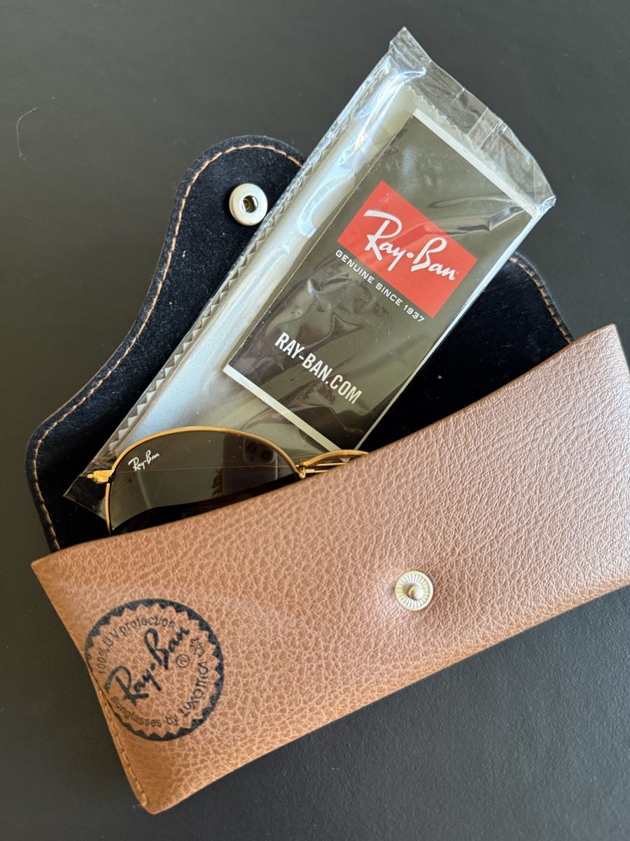 Ray-Ban Occhiali & Lenti: Ray-Ban Sonnenbrille RB3447 Round Metal Hellbronze – Nuovo (secondo la descrizione) da Belp venduto da Lulanis 6