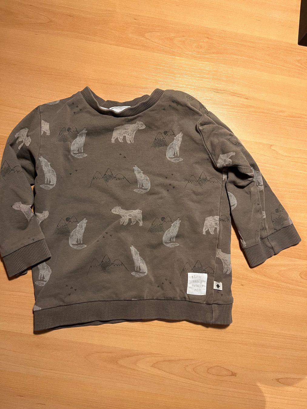 Feetje Pullover & Sweatshirts: Kinder Pullover feetje Grösse 80 Bären Wölfe – Gebraucht aus Ziefen von Madame1982
