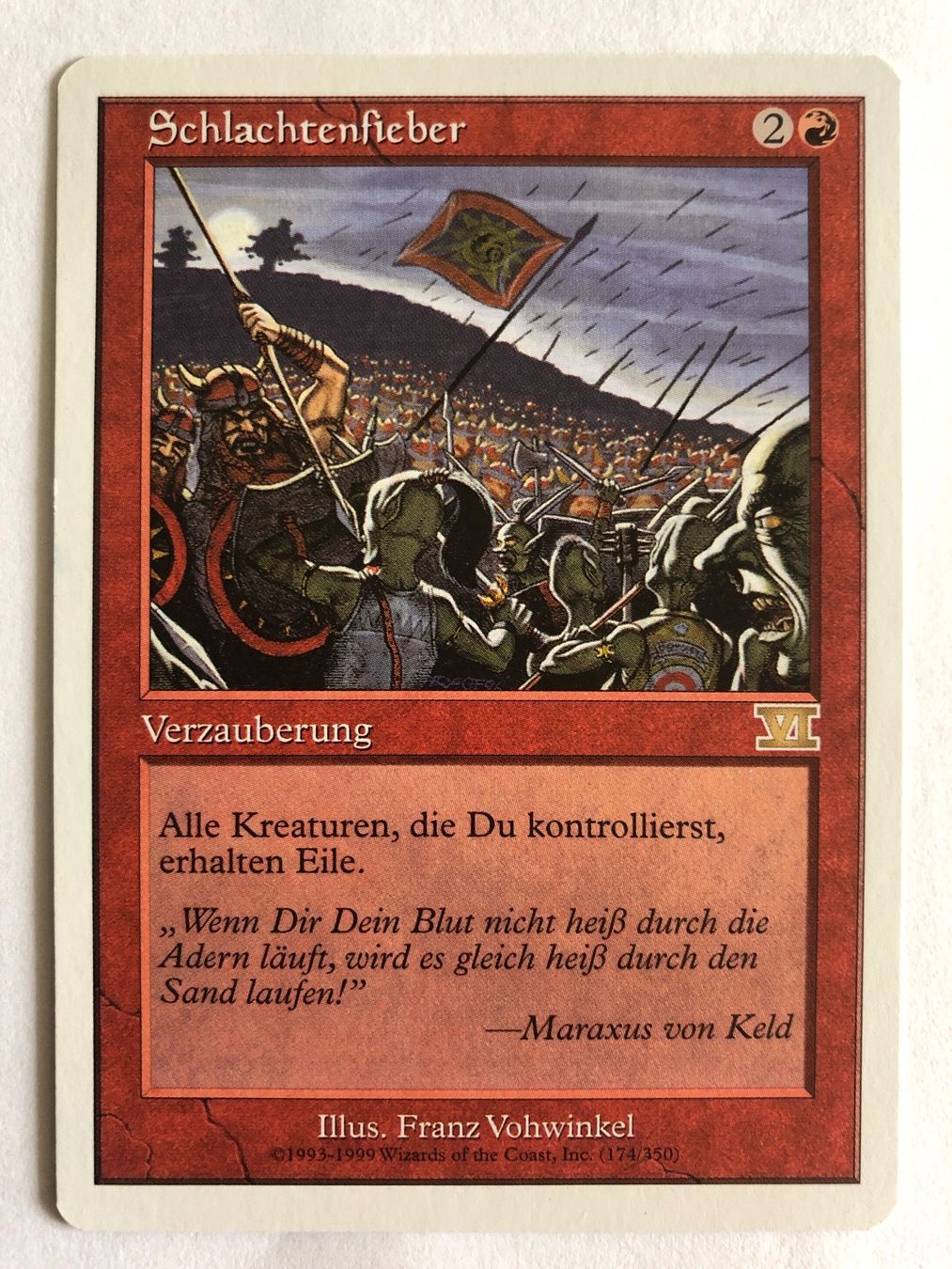 Magic The Gathering Carte collezionabili: MTG - Schlachtenfieber – Usato da Basel venduto da Melchior5
