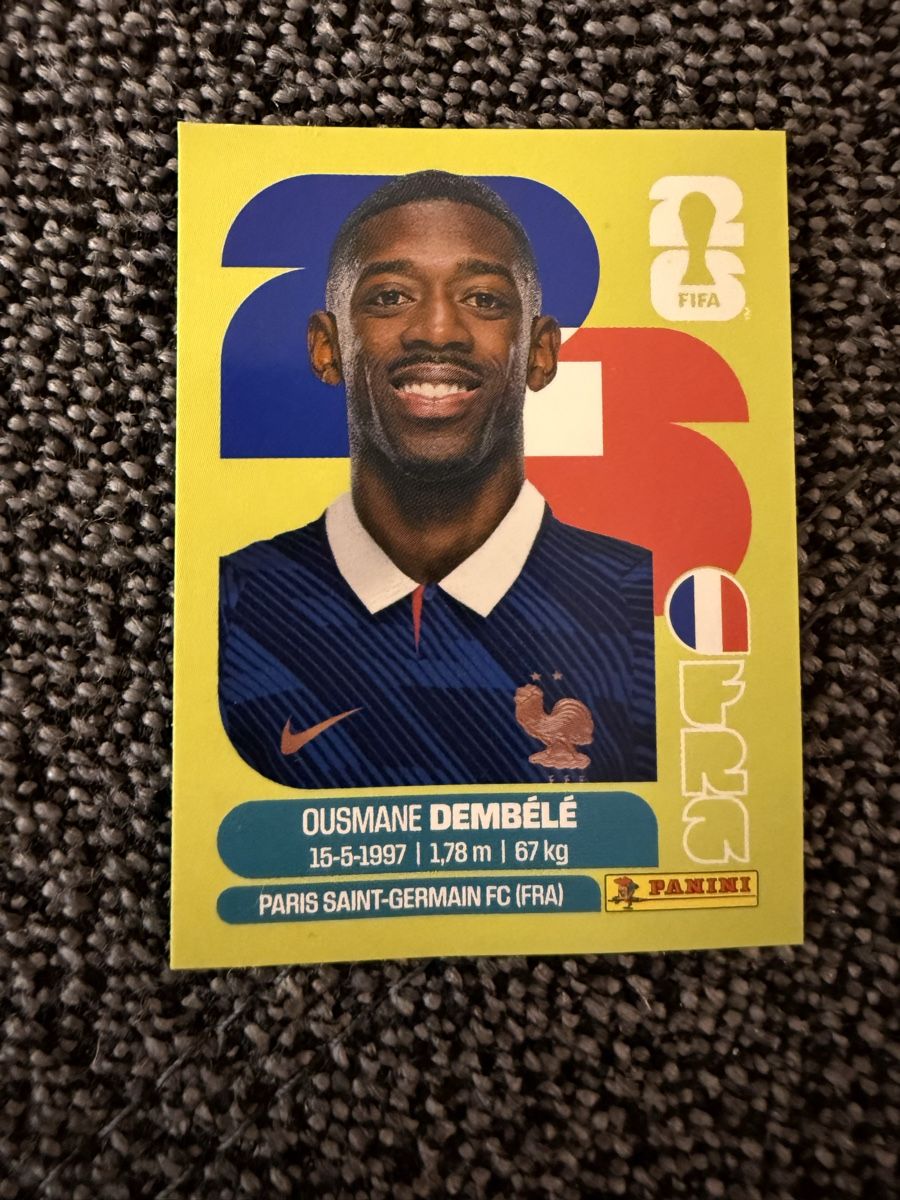 Panini FIFA 2026 Sticker - Ousmane Dembélé FRA 15! (Neu (gemäss ...