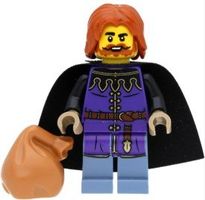 LEGO Minifigur Castle Steuereintreiber (aus Set 10332)