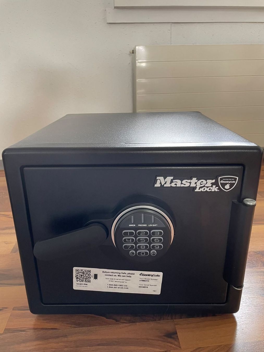 Tresor: Master Lock Tresor SentrySafe LFW082FTC schwarz – Neu (gemäss Beschreibung) aus Schachen b. Reute von Sin_fmx8