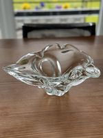 Böhmen Glasschale Kristallglas Handarbeit 28cm Rarität