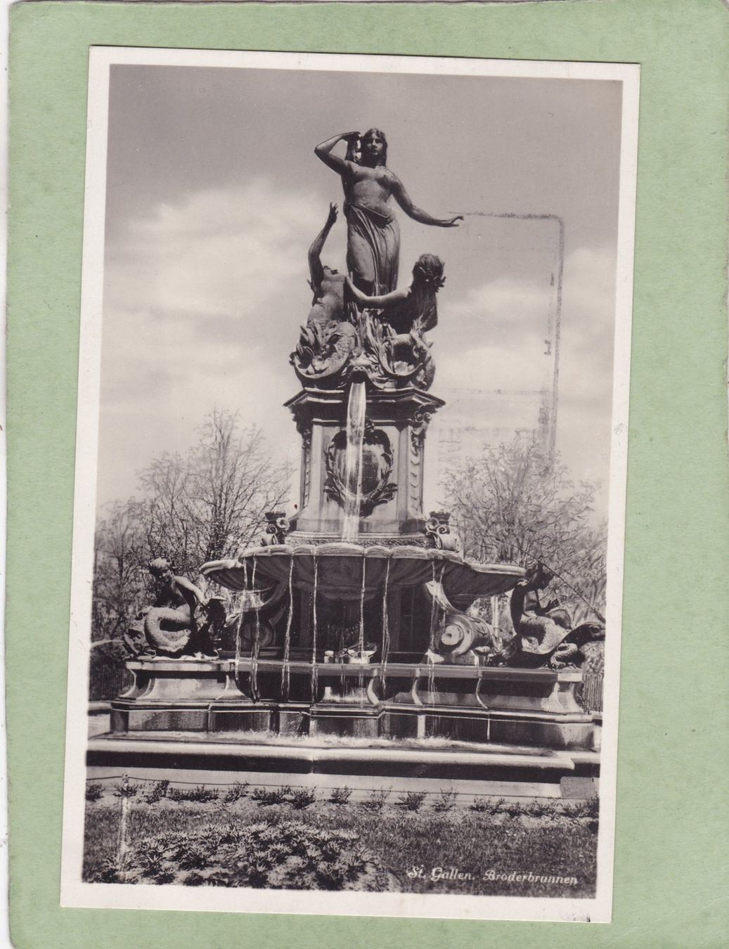 Cartoline postali: St. Gallen Broderbrunnen – Usato da Herisau venduto da Lisegrat2008
