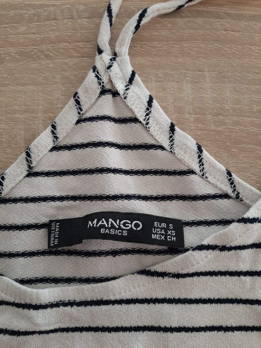 Mango Top: Top gestreift weiss / schwarz Gr. S – Usato da Menziken venduto da Rien1 4