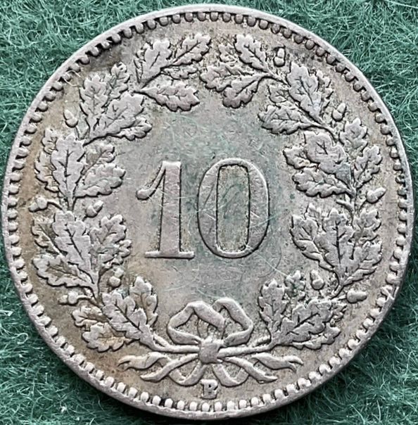 Tutti le monete: Pièce de 10 ct suisse 1915 – Usato da Plan-les-Ouates venduto da gab_cgf6 1