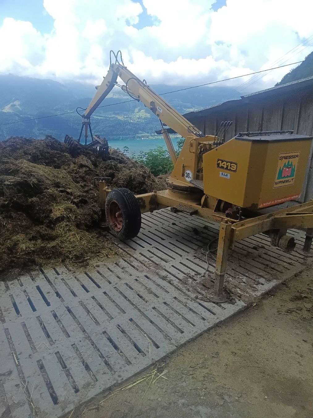 Toutes les machines: Mistkran Griesser 1413 Typ – D'occasion à Gersau par Hardi199