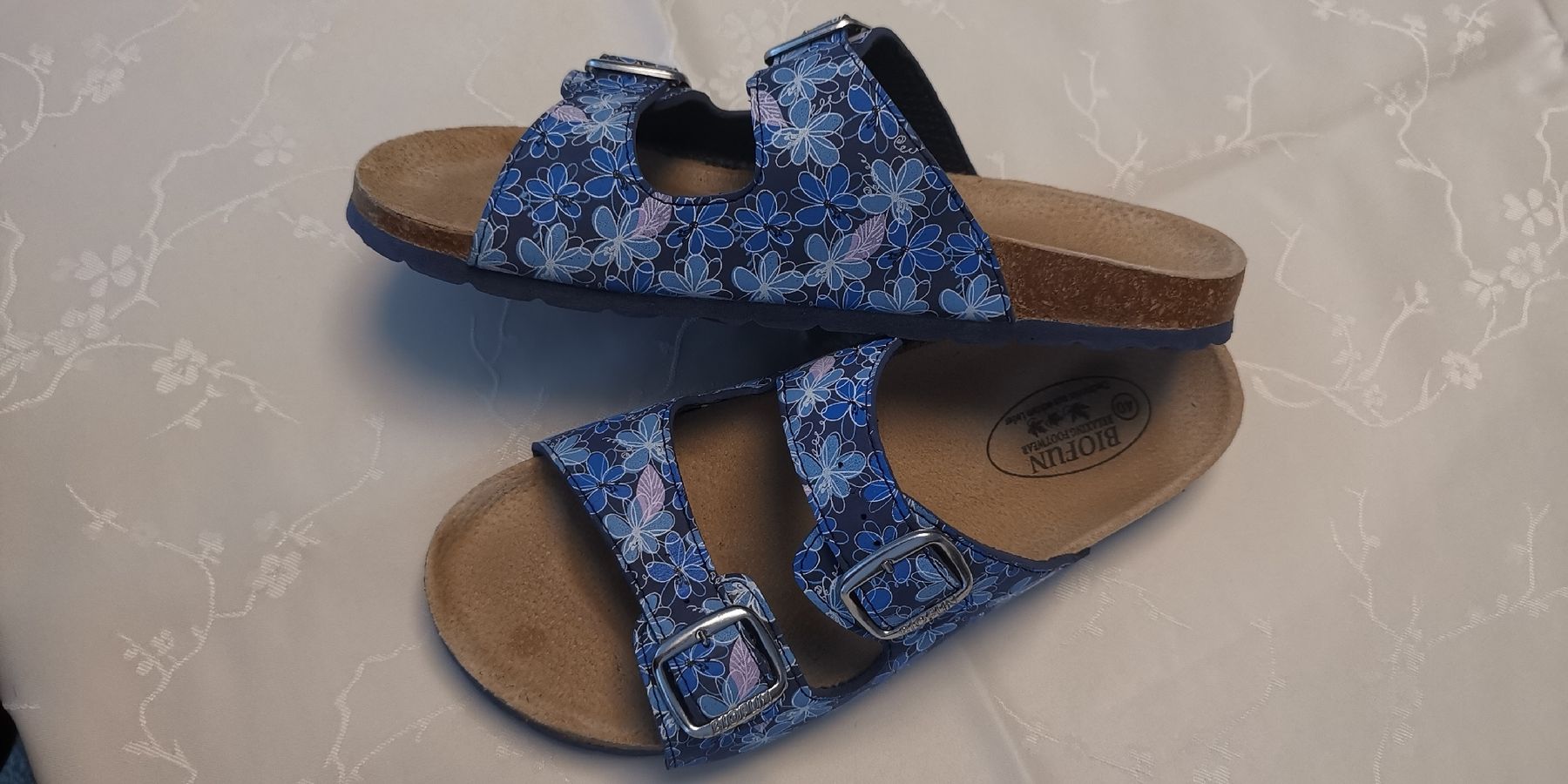 Herrenschuhe: Blaue Sandalen Gr. 40, neuwertig – Neu (gemäss Beschreibung) aus Itingen von schweizersternchen 2