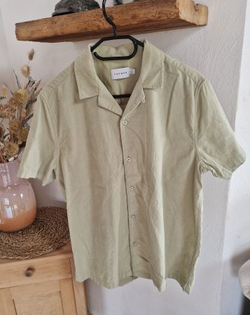 Topman Hemd, hellgrün, Grösse M – neuwertig!