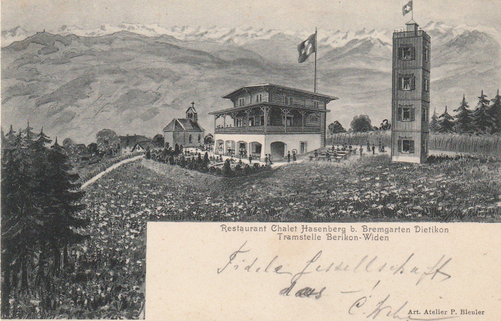 Ansichtskarten: Restaurant Hasenberg – Gebraucht aus Rorschacherberg von fratovi2