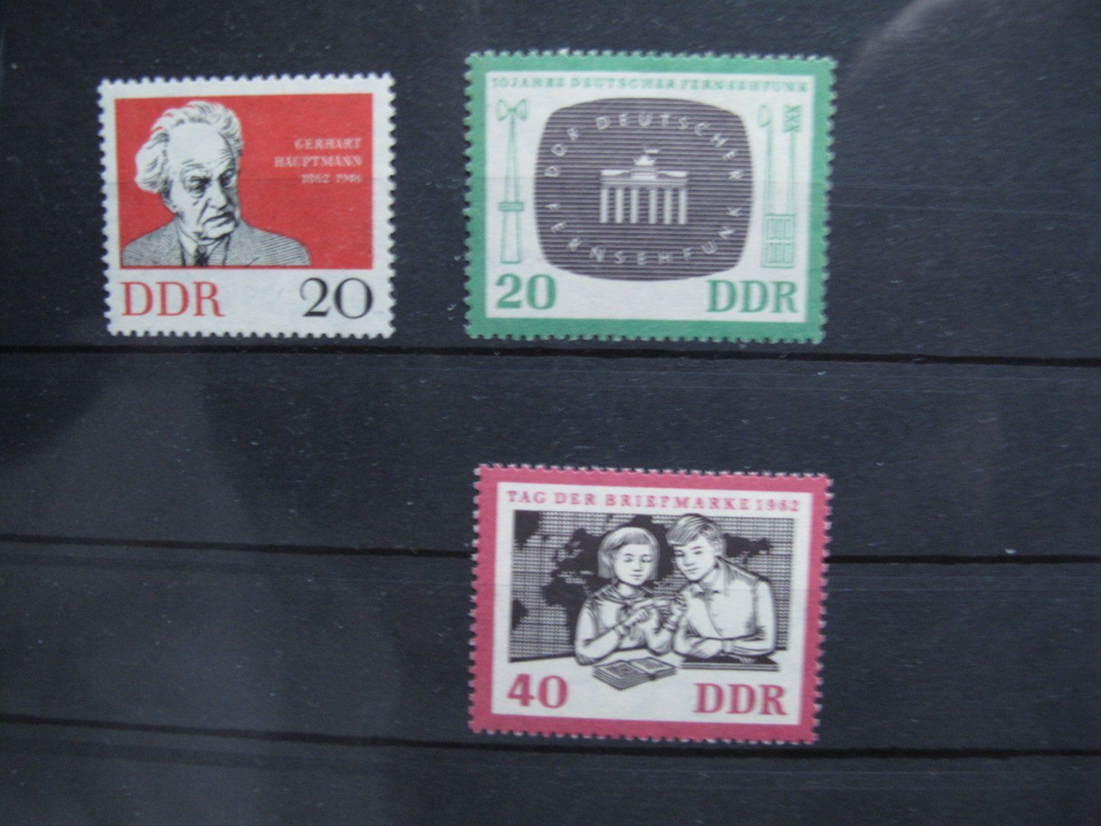 Tutti i francobolli: DDR 1962 Fernsehfunk / Hauptmann ** – Usato da Wil SG venduto da fva01