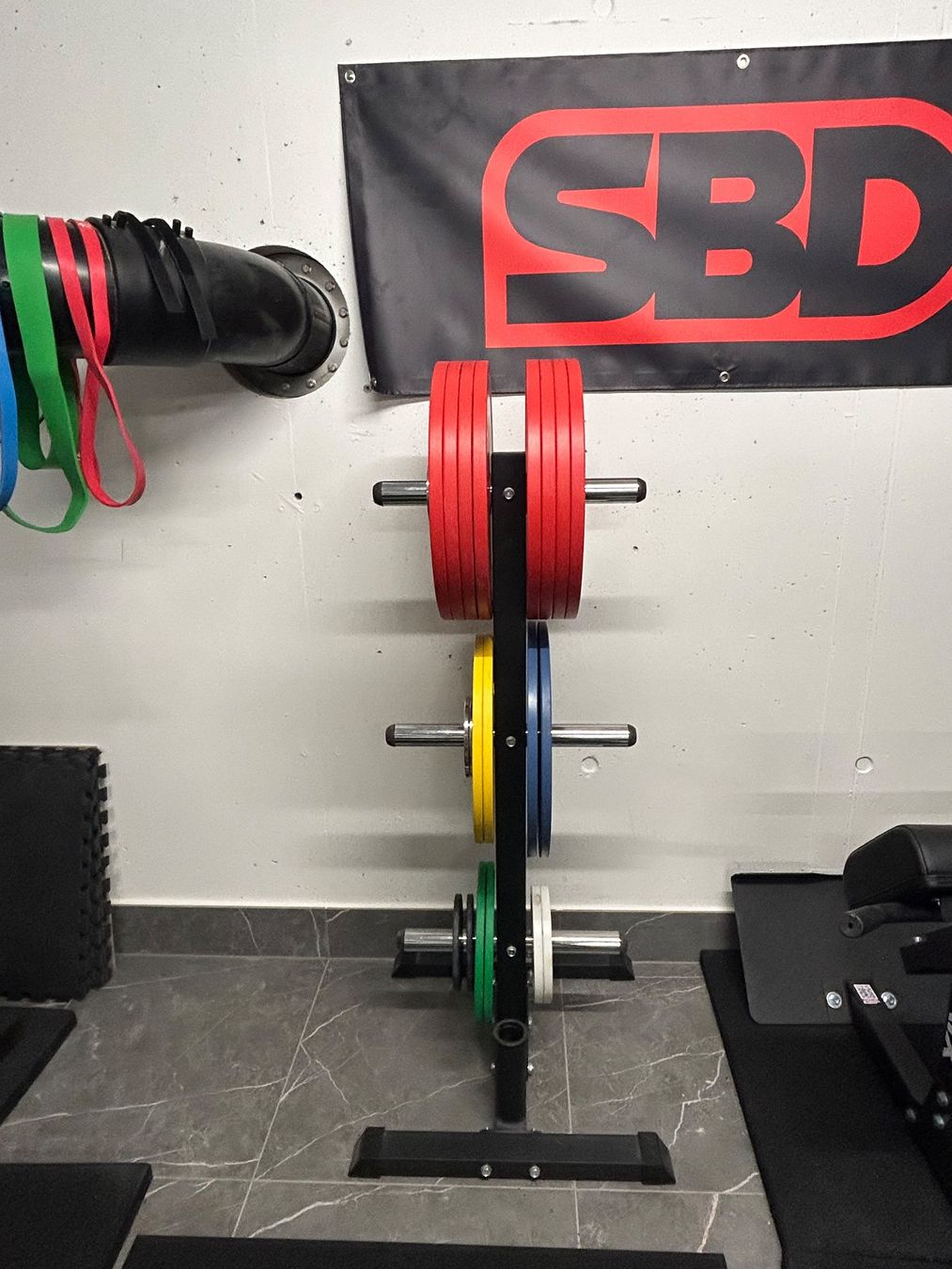 Cross Equip Poids & Haltères: Powerlifting Comp Plates mit Baum – D'occasion à Volketswil par gianluca9_-