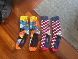 2 paia calze uomo Happy Socks 43-46 fantasia