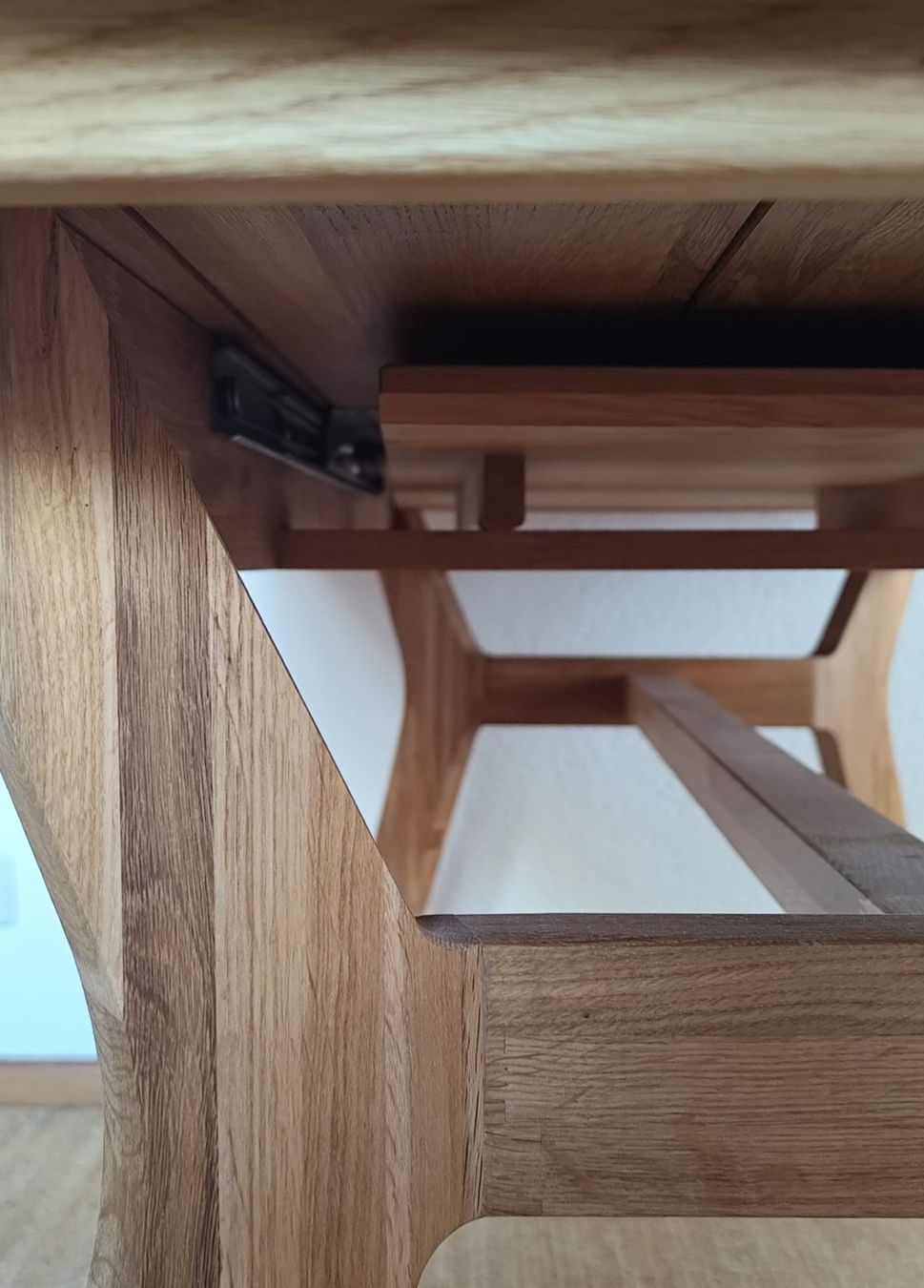 Tische: Table à manger extensible en chêne massif : 90 x 170-210 cm – Gebraucht aus Sion von fille_du_sud 5
