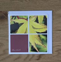 Collagekarte Ahornblatt