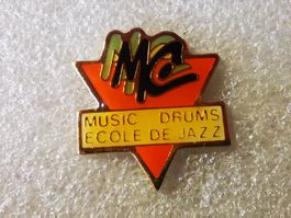 Ansteckpin 152: Music Drums ecole de jazz