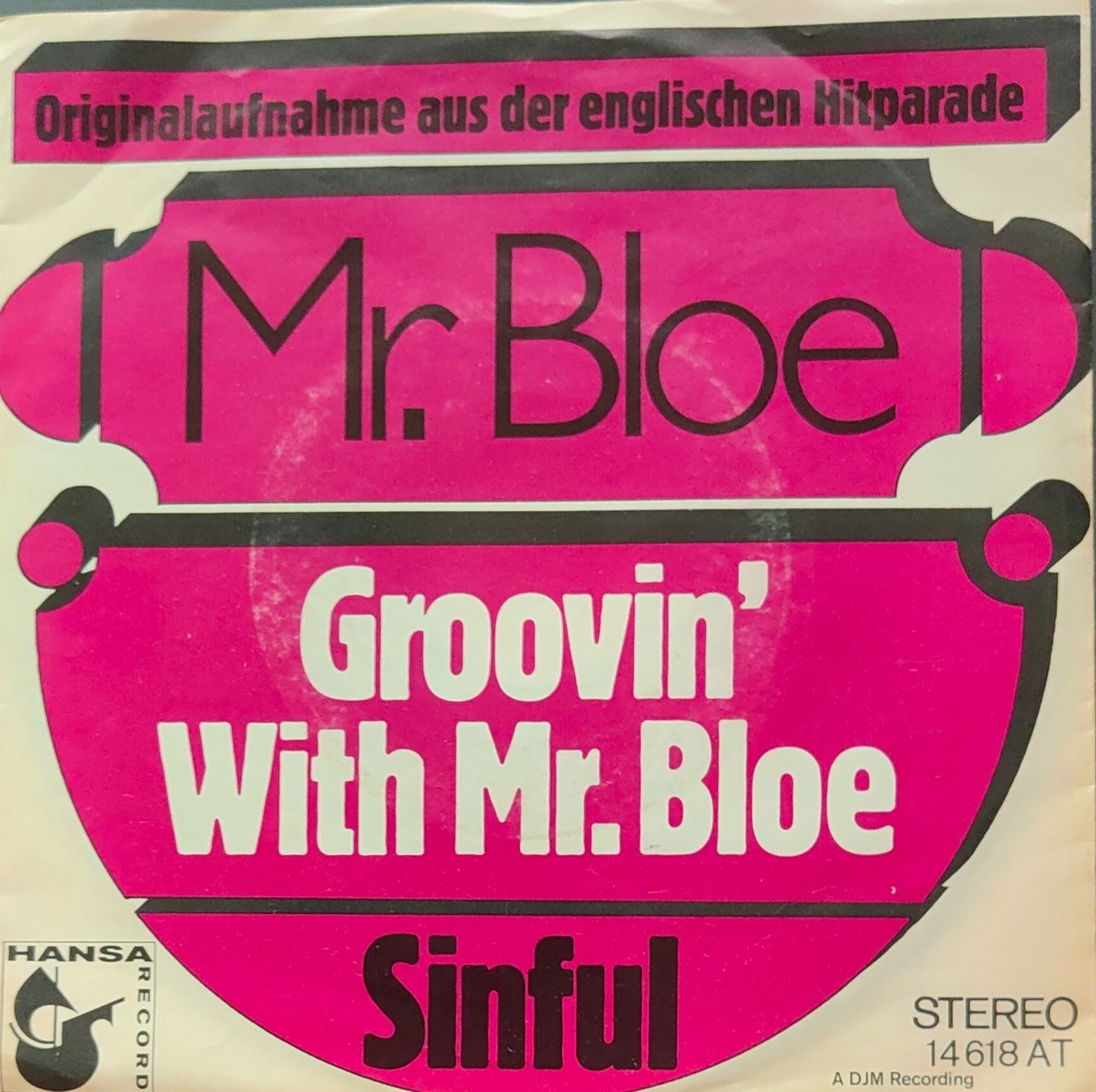 Dischi in vinile: Vinyl Single Mr. Bloe - Groovin' With Mr. Bloe – Usato da Langenthal venduto da Modo39