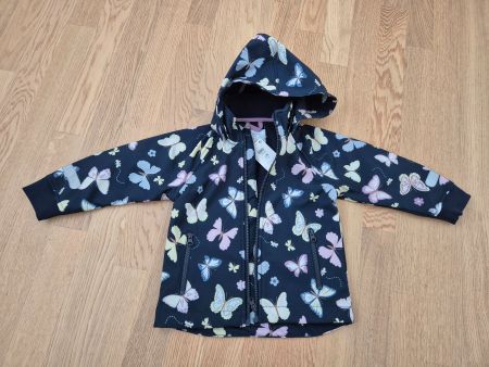 Lindex Softshell Jacke mit Schmetterlingen, Gr. 98 Neu!