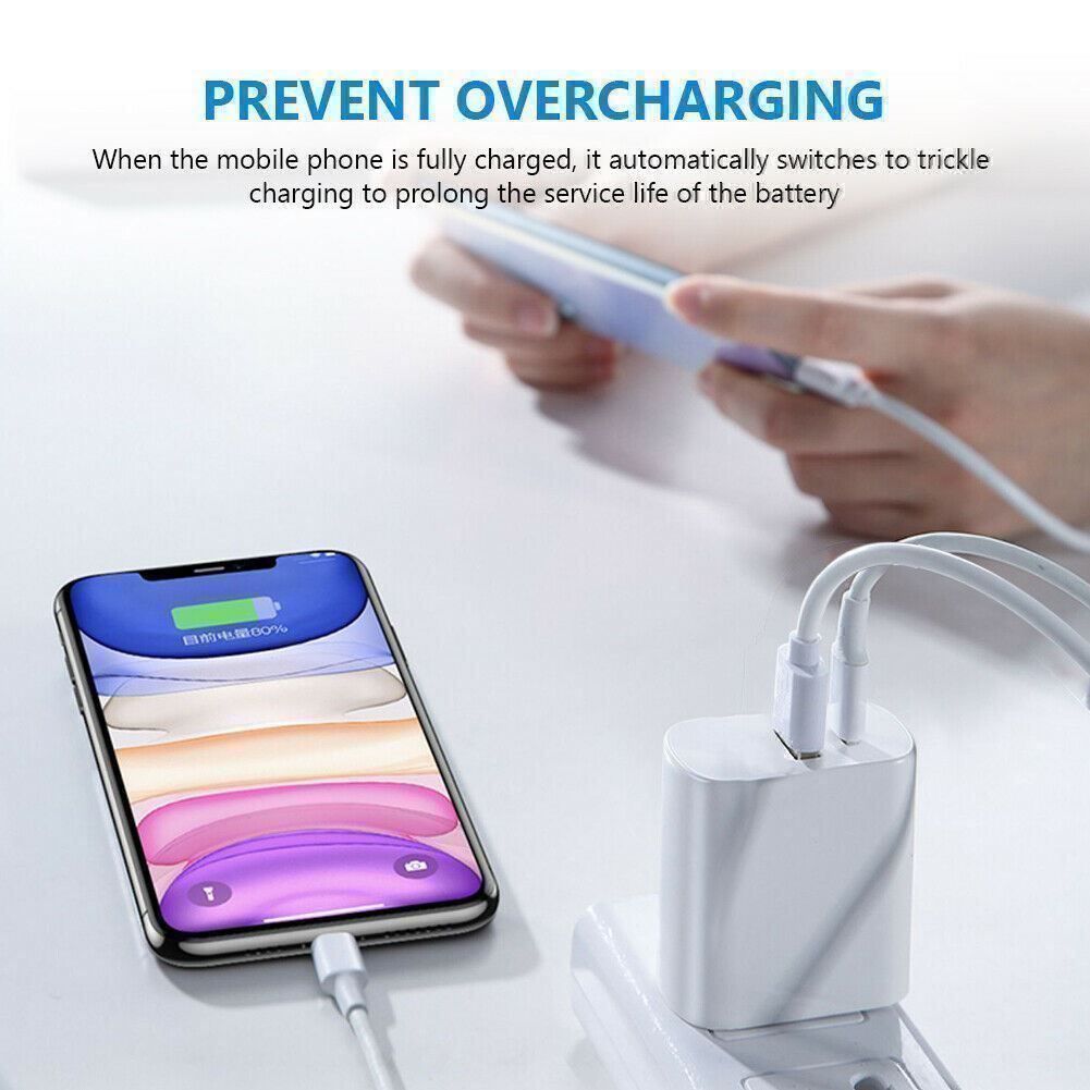Caricabatterie: Duo 18W iPhone USB C Netzteil +2m kabel – Nuovo (secondo la descrizione) da Kirchdorf AG venduto da Apost008 3