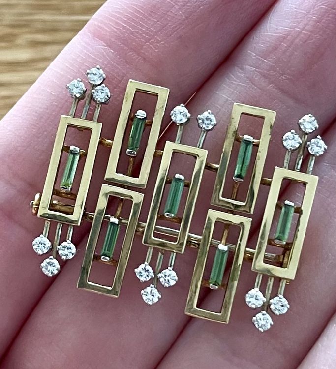 Diamant Gold 750 Brosche (Gebraucht) in Aarberg für CHF 585 – mit ...