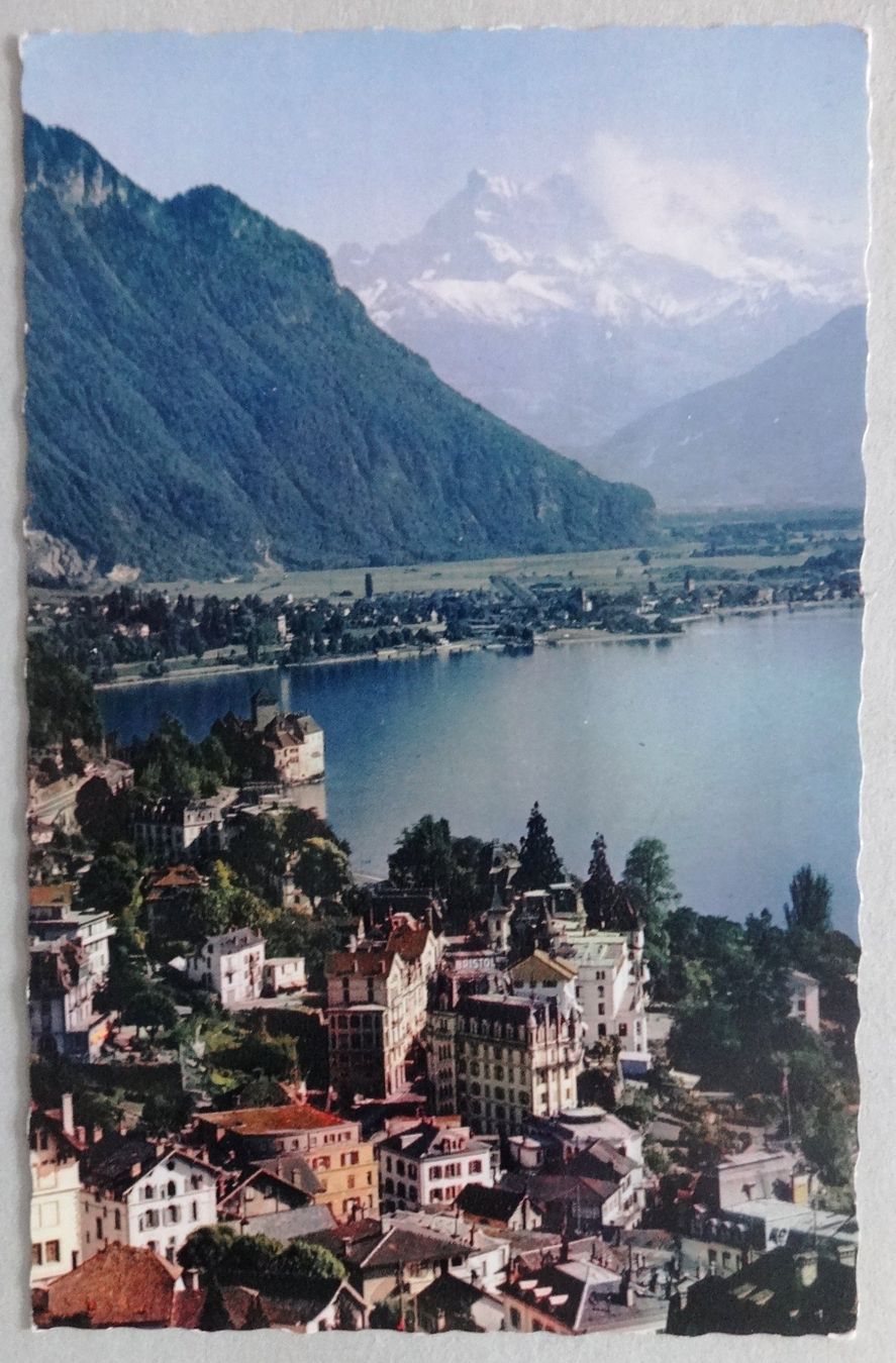 Ansichtskarten: Territet-Montreux - Vue générale – Gebraucht aus Fétigny von Billy2miny
