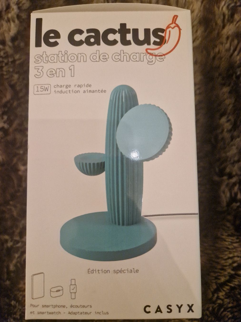 Caricabatterie: Chargeur le cactus – Nuovo e nell'imballaggio originale da Les Acacias venduto da S.Vieira
