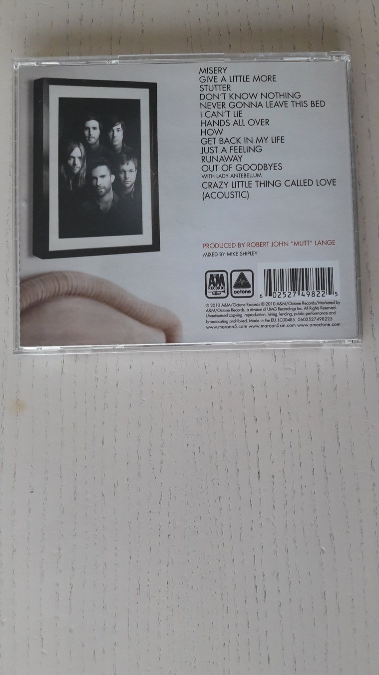 CD: Musik-CD der Pop-Rock-Band "Maroon 5" – Usato da Lenzburg venduto da StevieD 1