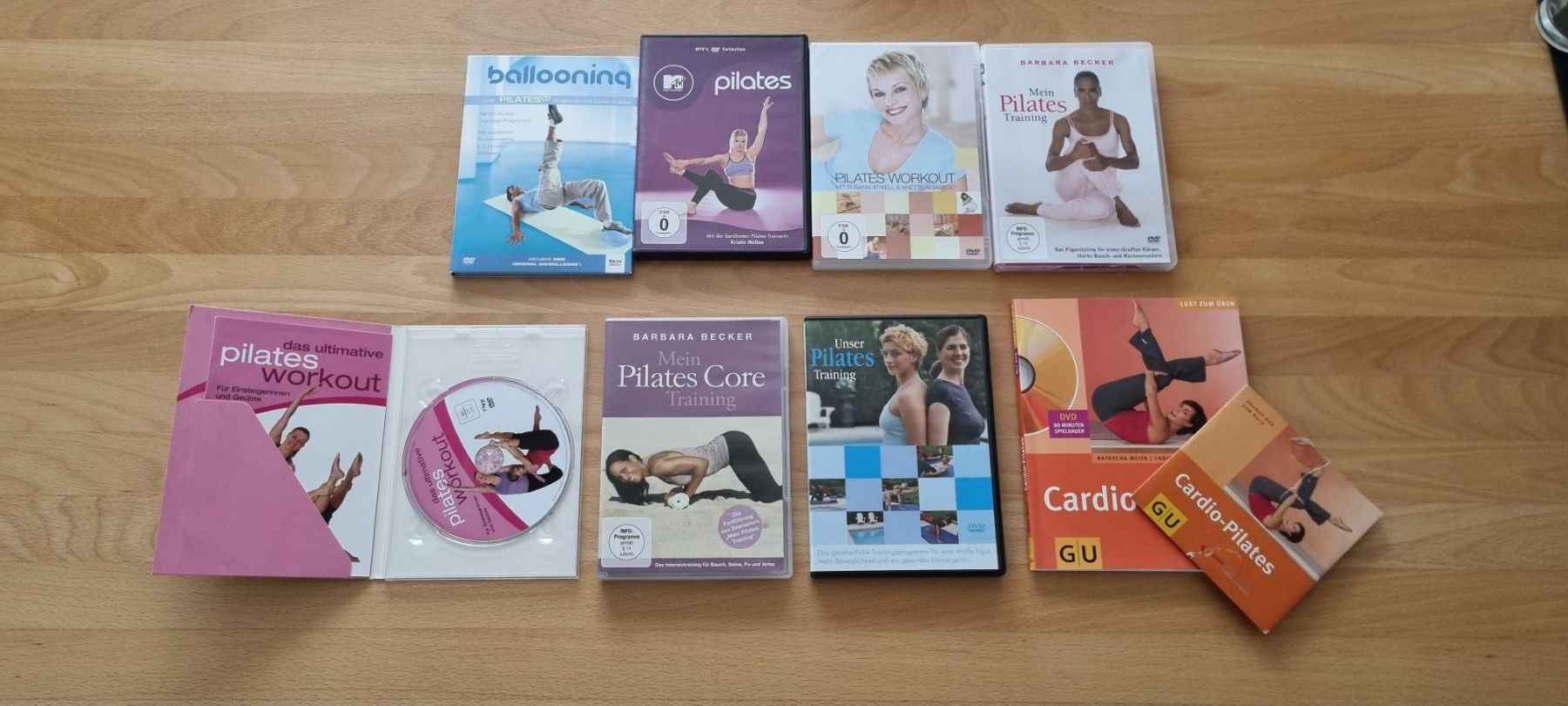 Alle DVDs: PILATES DVD SET – Gebraucht aus Mädris-Vermol von lillie81 1