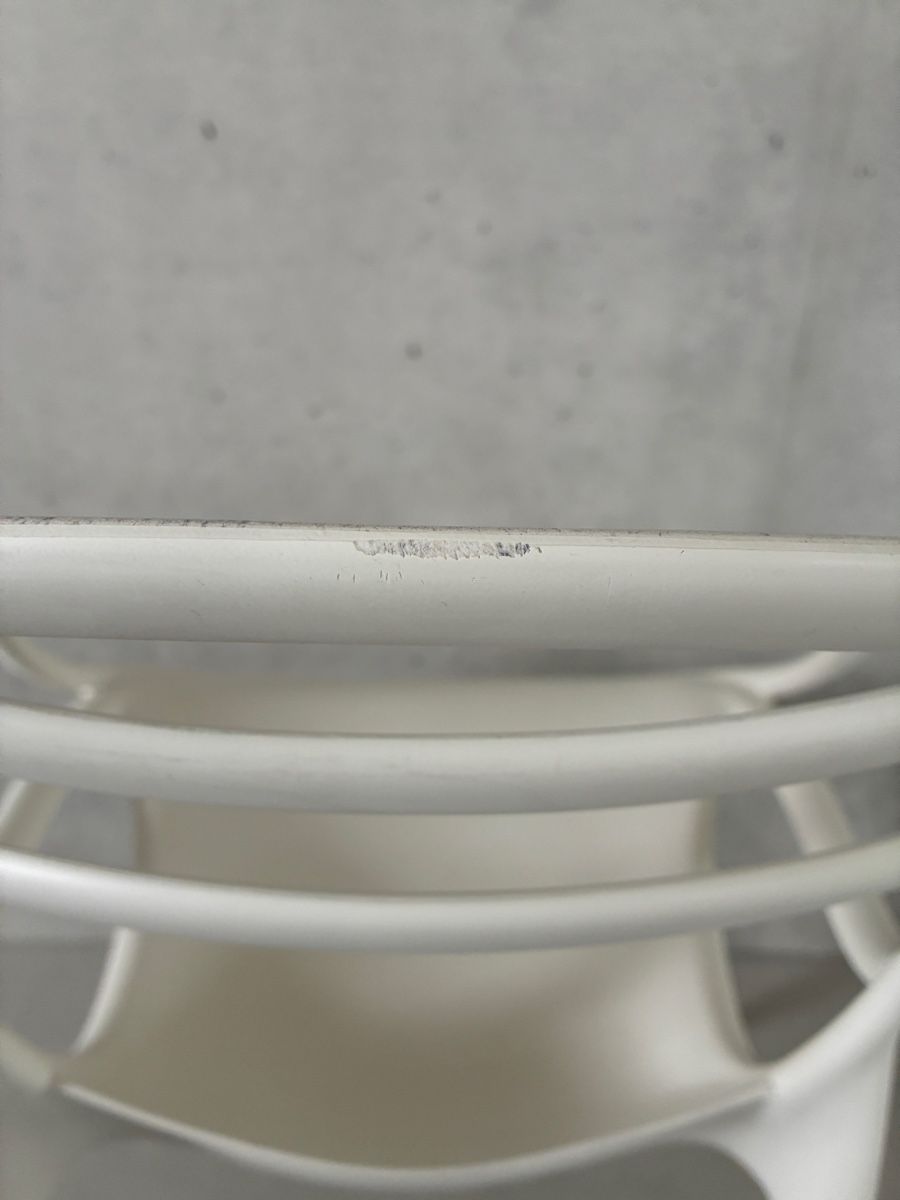 Kartell Chaises: 4x Kartell Stuhl weiss – D'occasion à Courtaman par celien.berthold 5