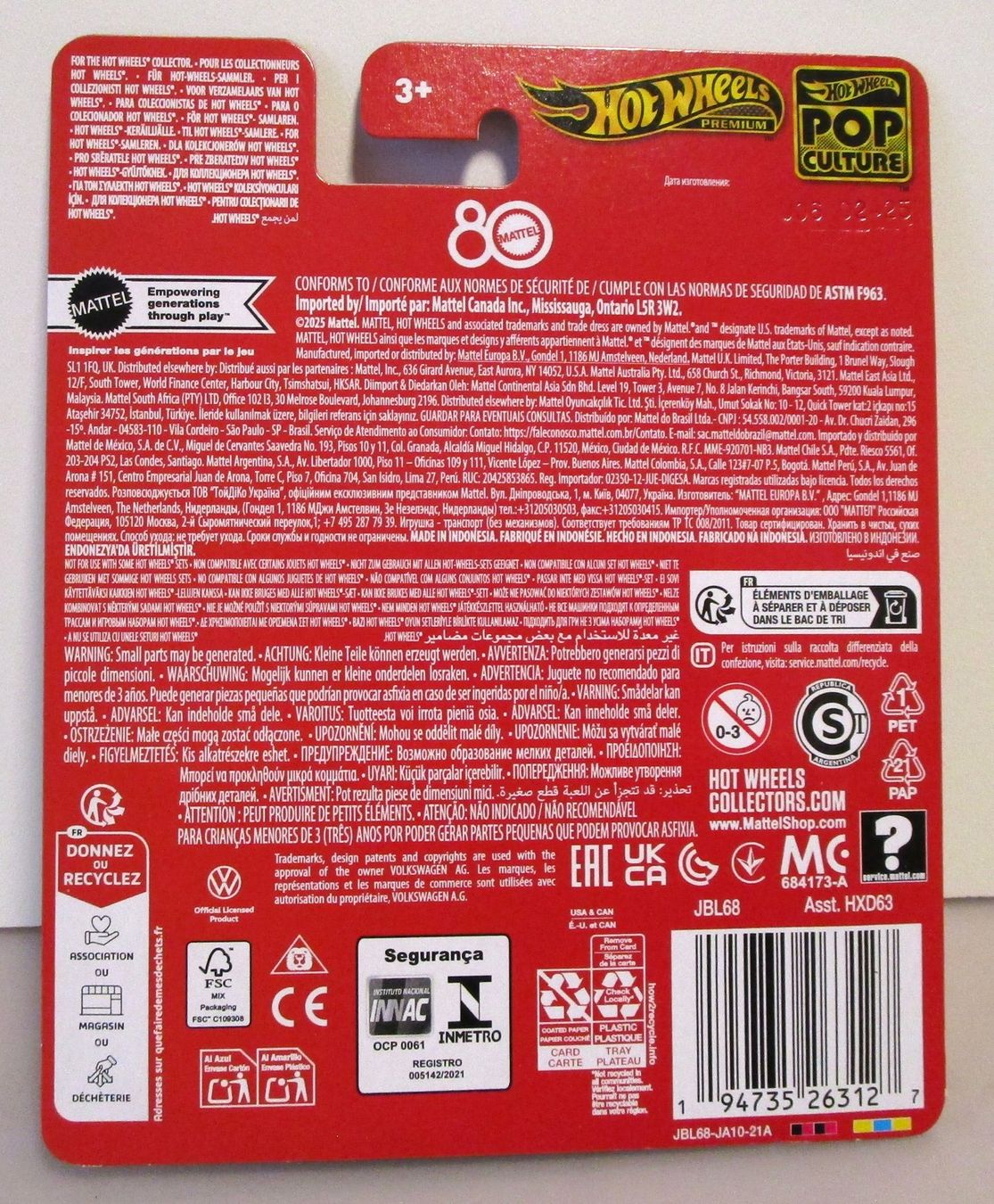 Hot Wheels Modellautos: HOT WHEELS KOOL COMBI POP CULTURE - JBL68 – Neu und originalverpackt aus Chêne-Bourg von breno56 3