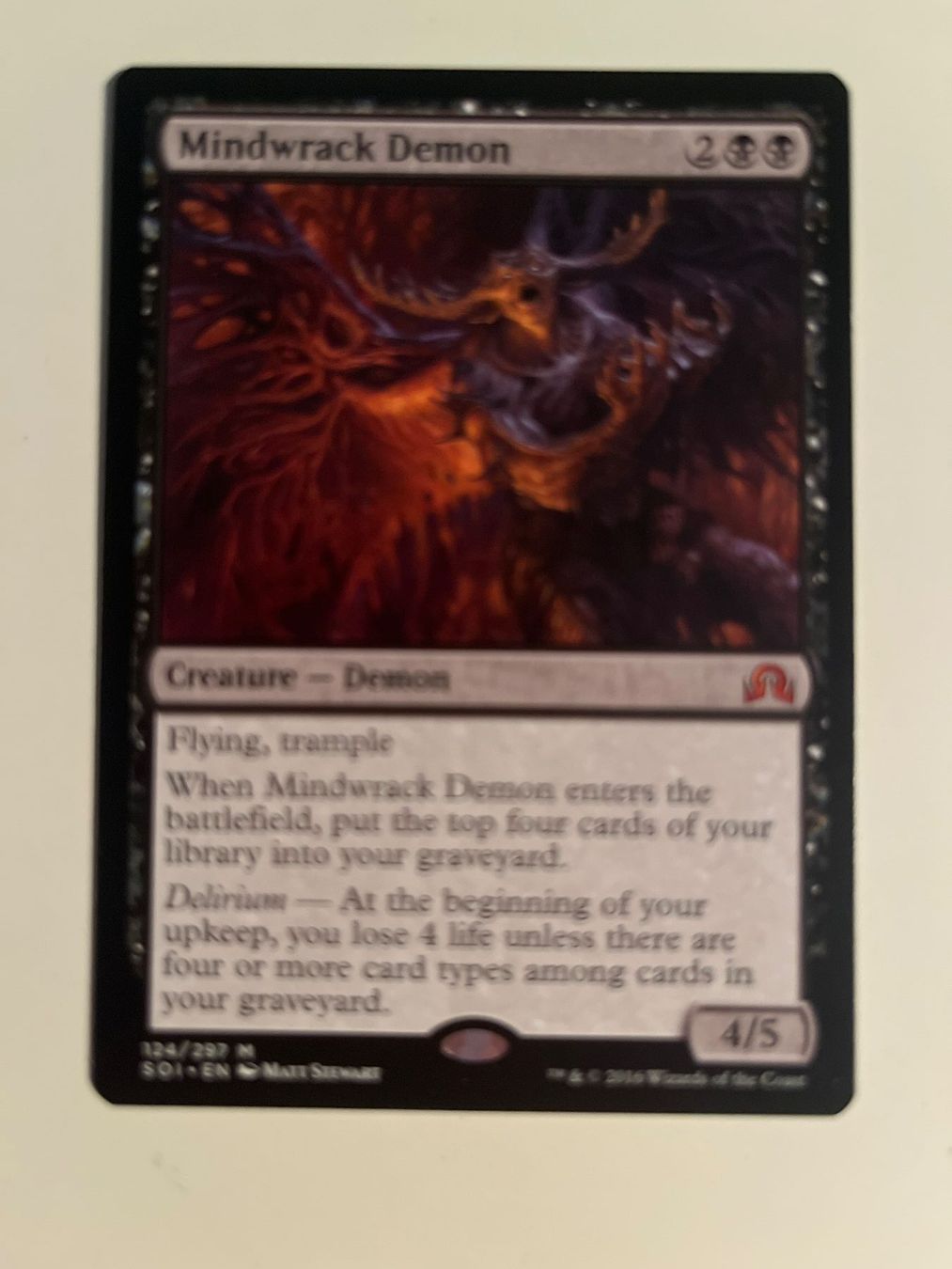 Magic The Gathering Sammelbilder & Trading cards: 1 x Mindwrack Demon - Magic: The Gathering - MtG – Gebraucht aus Kriens von Shadi1980