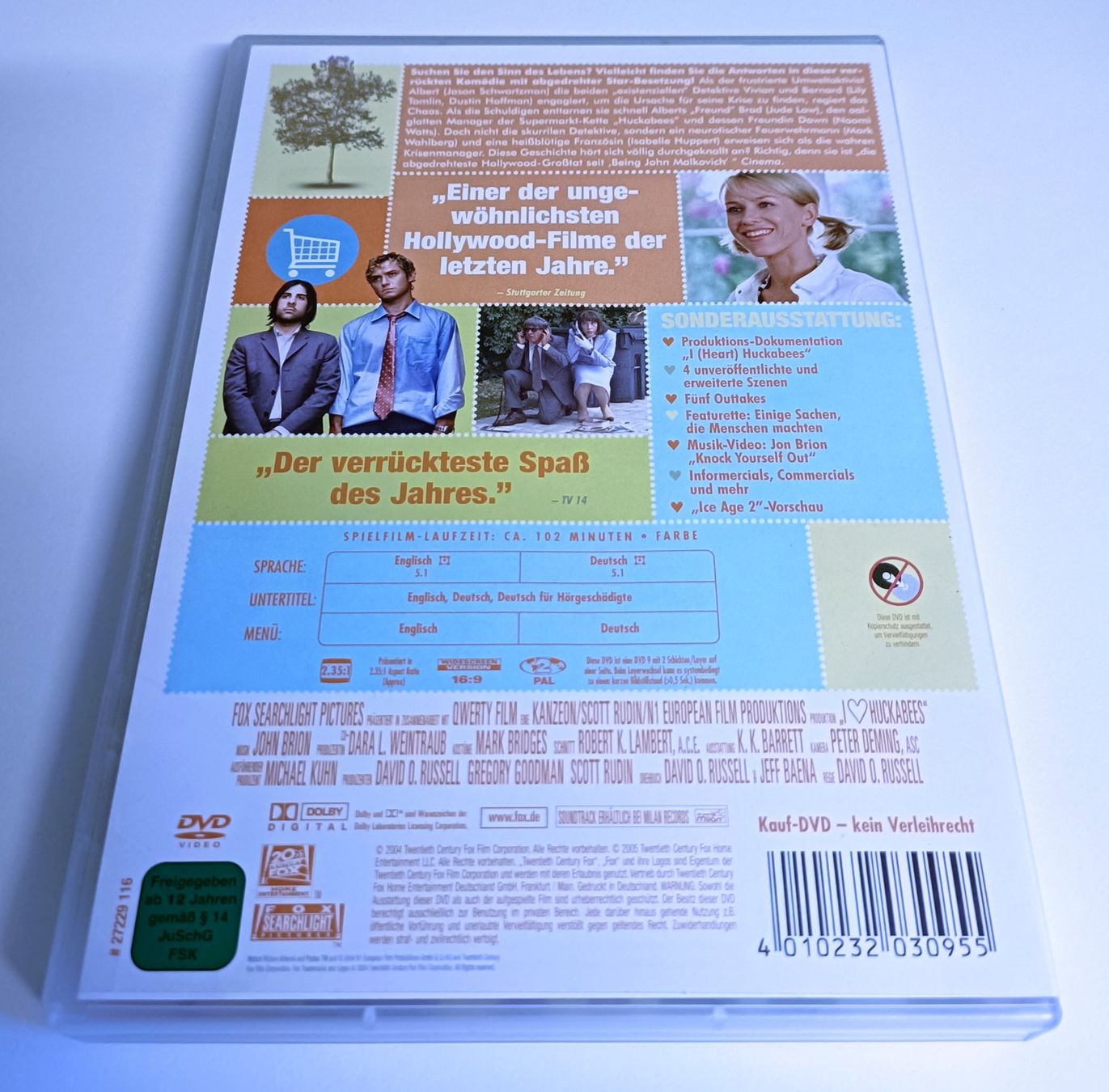 Alle DVDs: I Love ♡ Huckabees – Gebraucht aus Köniz von Movieportal007 1