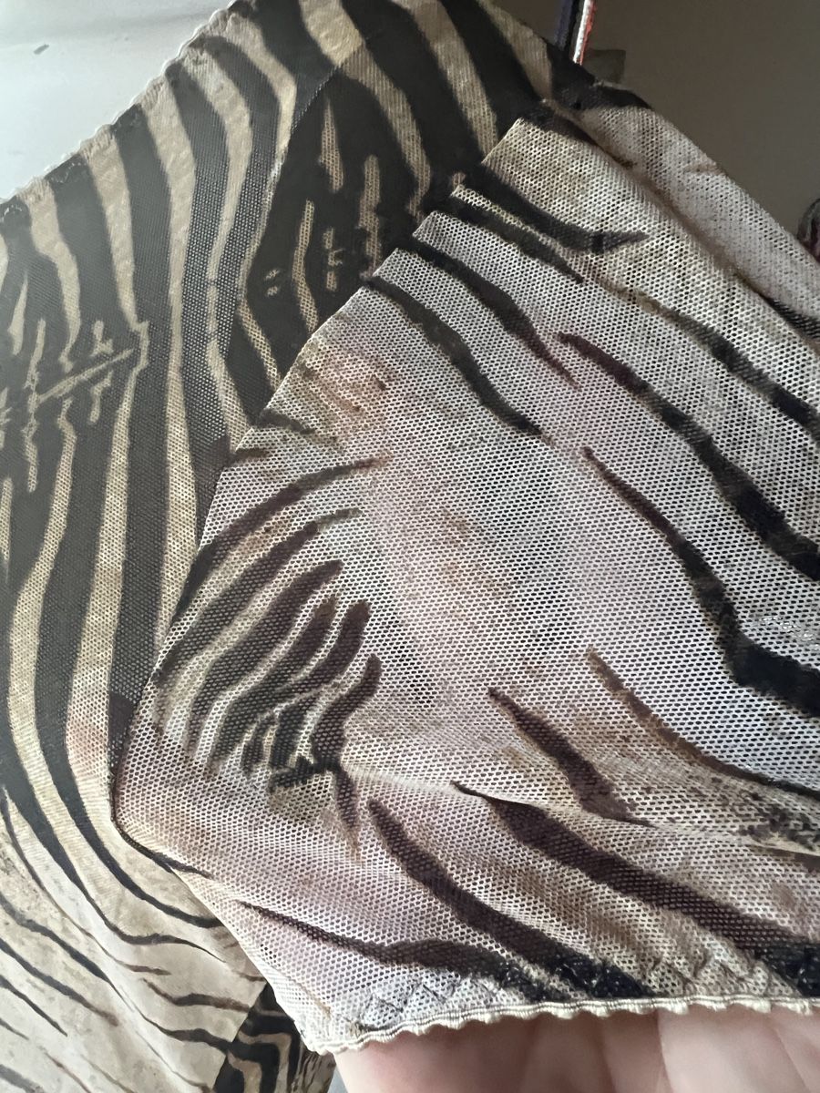 Madeleine Top: Top - Madeleine Gr. M (38), transparentes Shirt animal look – Usato da Bonaduz venduto da Malves10 1