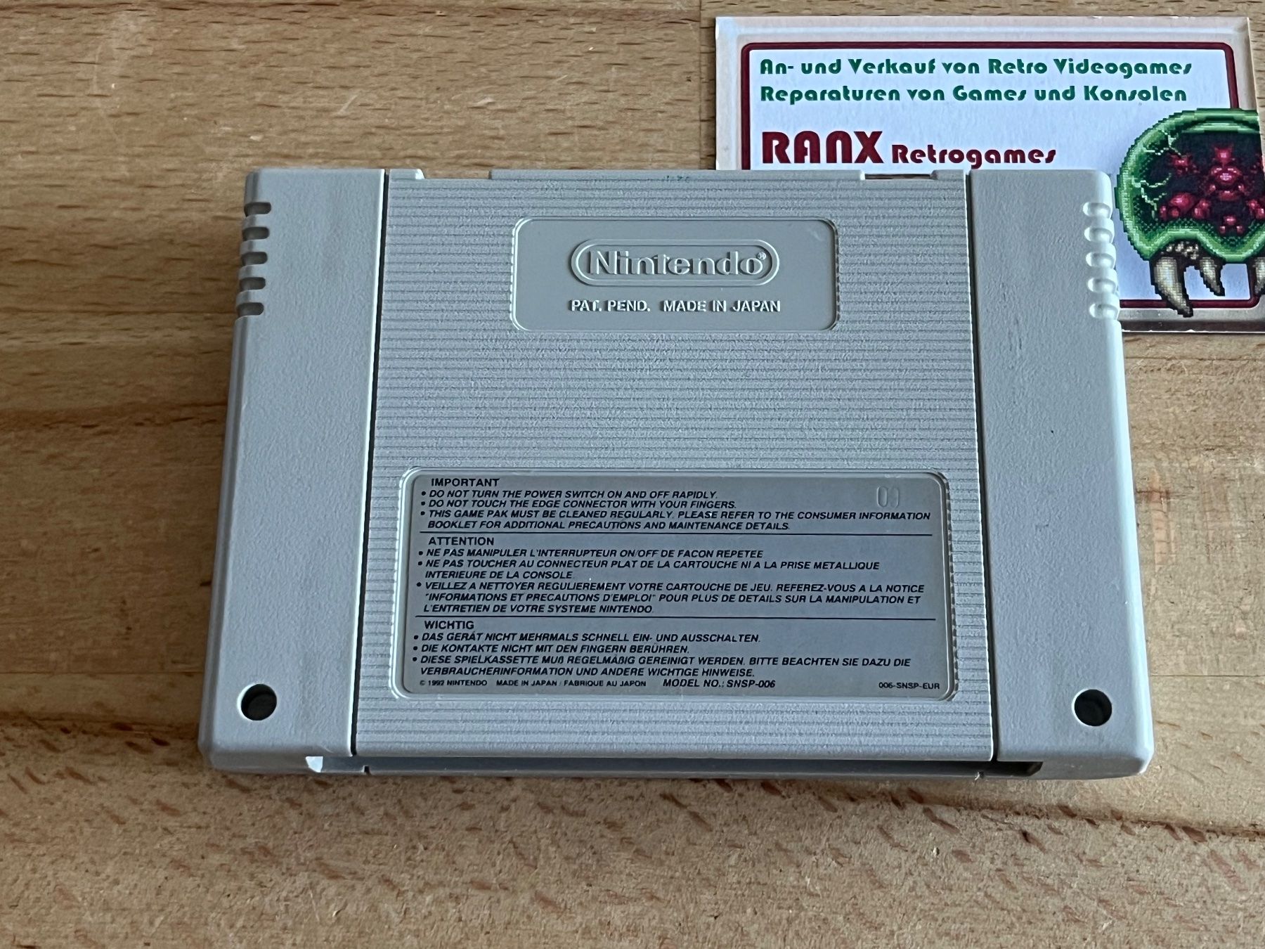Nintendo Giochi: Terranigma, Super Nintendo SNES Spielmodul original – Usato da Thalwil venduto da ranx 1