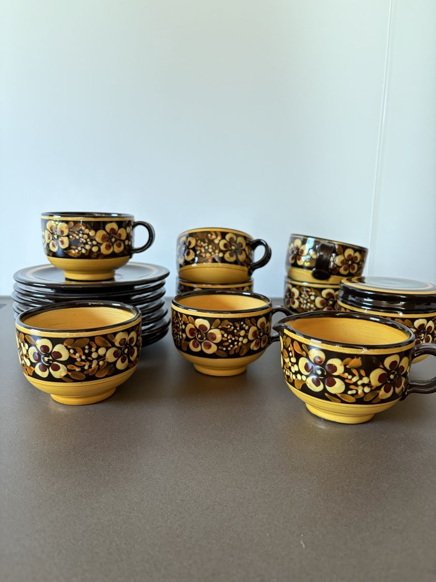 Set di piatti: Keramik Kaffeeset 7-teilig – Nuovo (secondo la descrizione) da Schwändi GL venduto da charly057