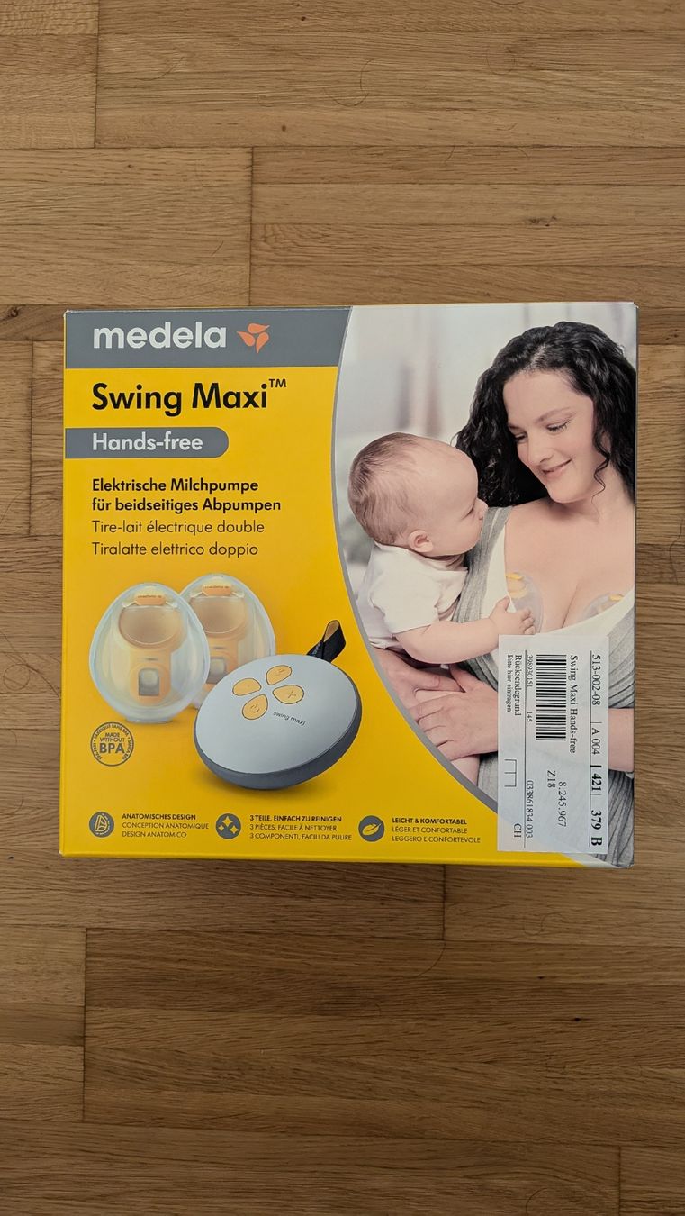 Medela Accessori per l’allattamento: Medela Swing Maxi Hands-free Breast Pump Double Electric – Usato da Zürich venduto da shu_2dxb 1