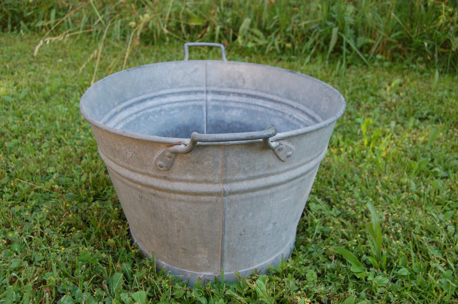 Sonstige Gartendekorationen: Blechgelte, Zuber  Gr.48 – Gebraucht aus Bauma von Dampf63 4