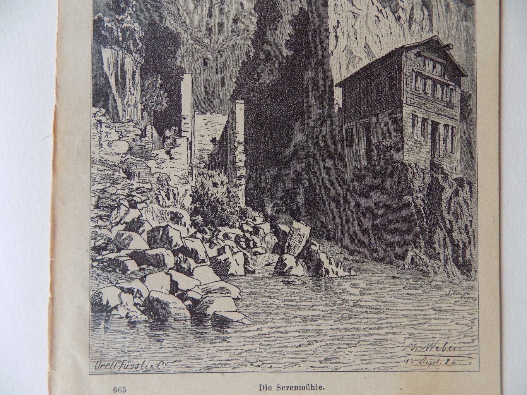 Incisioni: Walensee Seerenmühle – Usato da Risch venduto da Rischli15 2