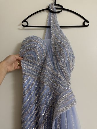 Abendkleid Blau 
