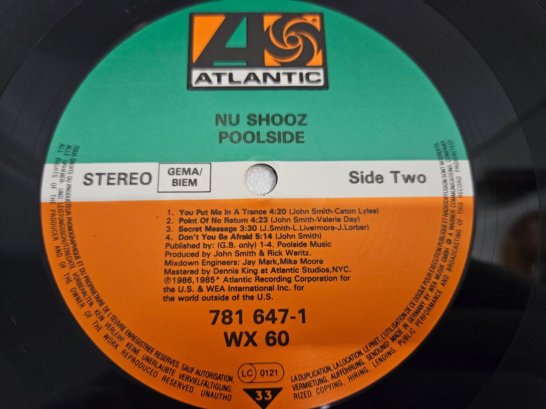 Dischi in vinile: Nu Shooz – Poolside – Usato da Uster venduto da Vinyl-Leidenschaft 6