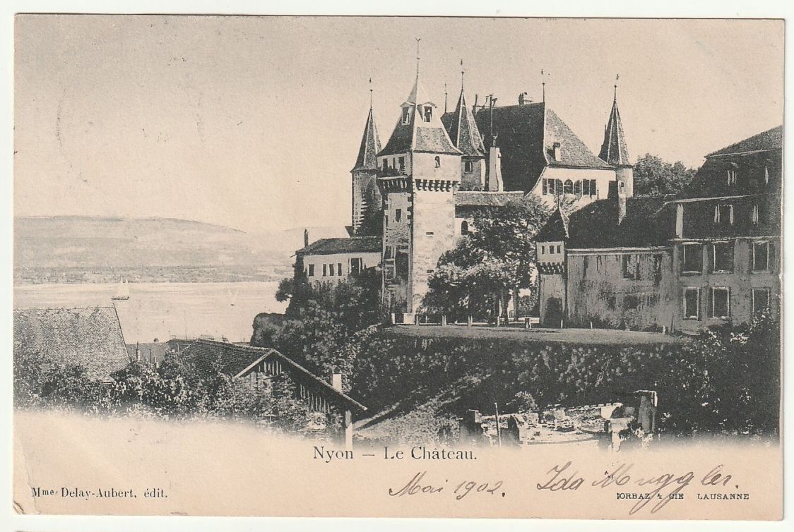 Cartoline postali: AK Nyon, le château 1902 – Usato da Fislisbach venduto da Zigzag12