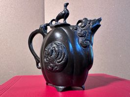 Japanisches Wasserkänchen für die Pinselkalligraphie, Bronze