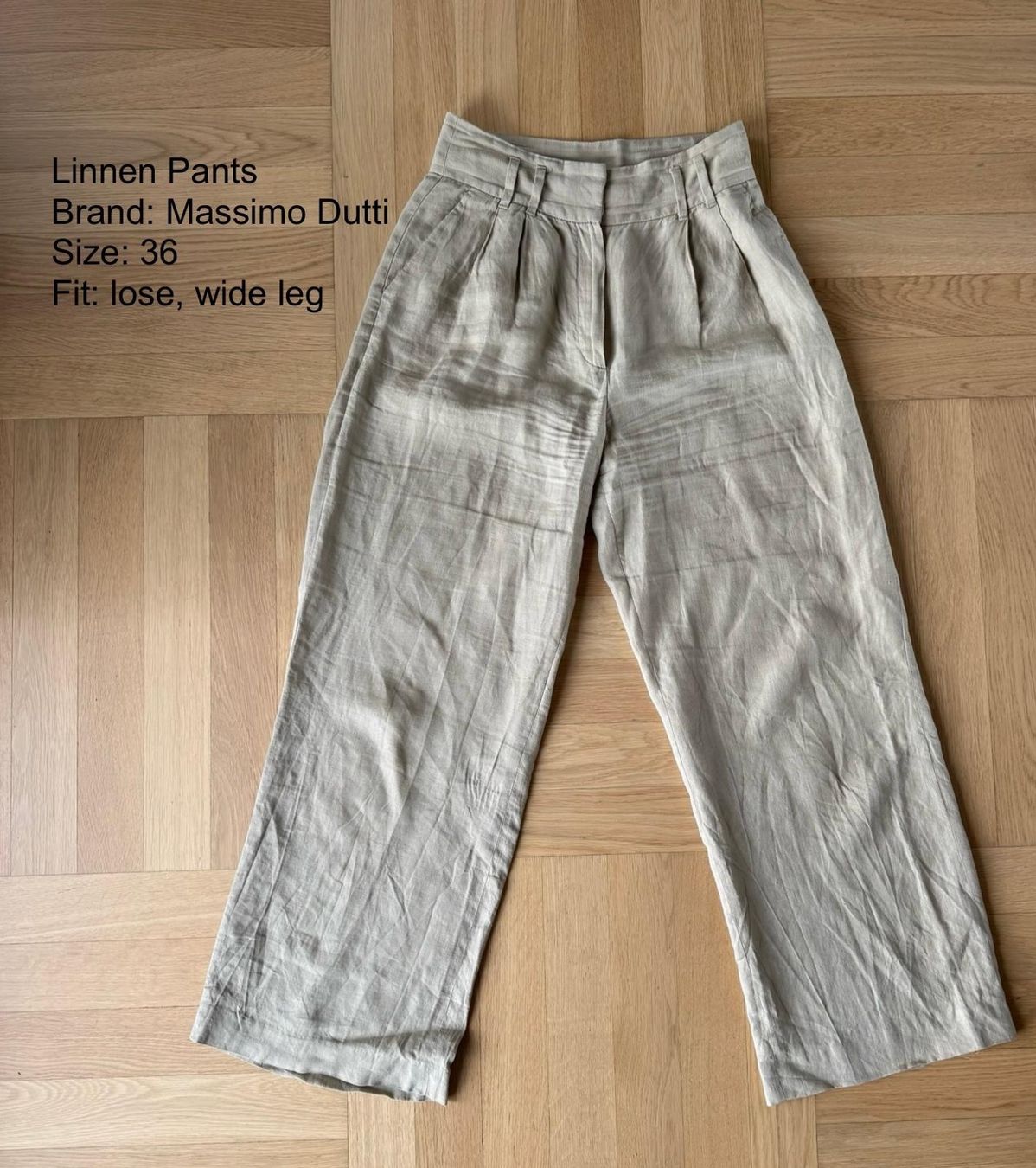Massimo Dutti Pantaloni: Linnen Pants / Massimo Dutti – Usato da Zürich venduto da lara1905