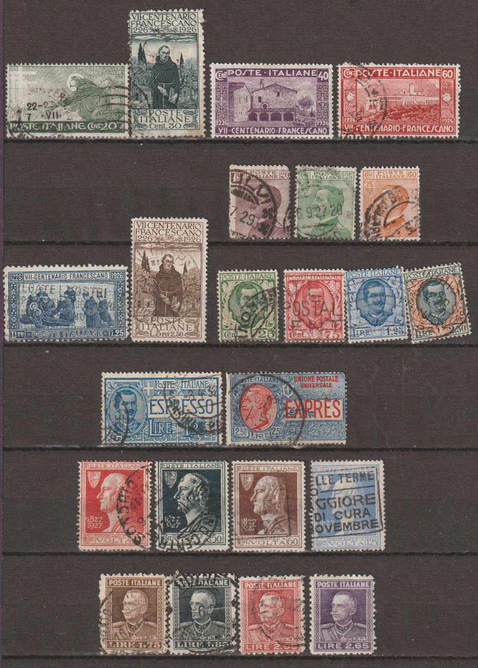Alle Briefmarken: Timbres Italie collection partie – Gebraucht aus Crans-Montana von kira56