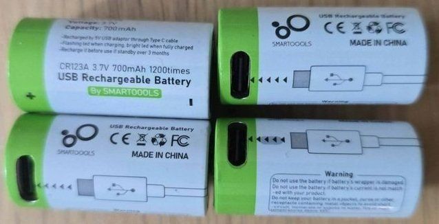 Akkus: wiederaufladbare Batterien CR123A – Gebraucht aus Zuchwil von Beppe_25.3 2