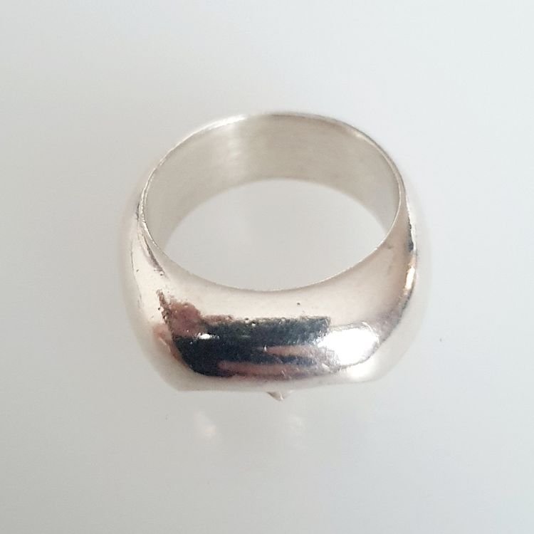 Vintage Damenring aus 925 Silber  sieht aus wie eine Eule 5