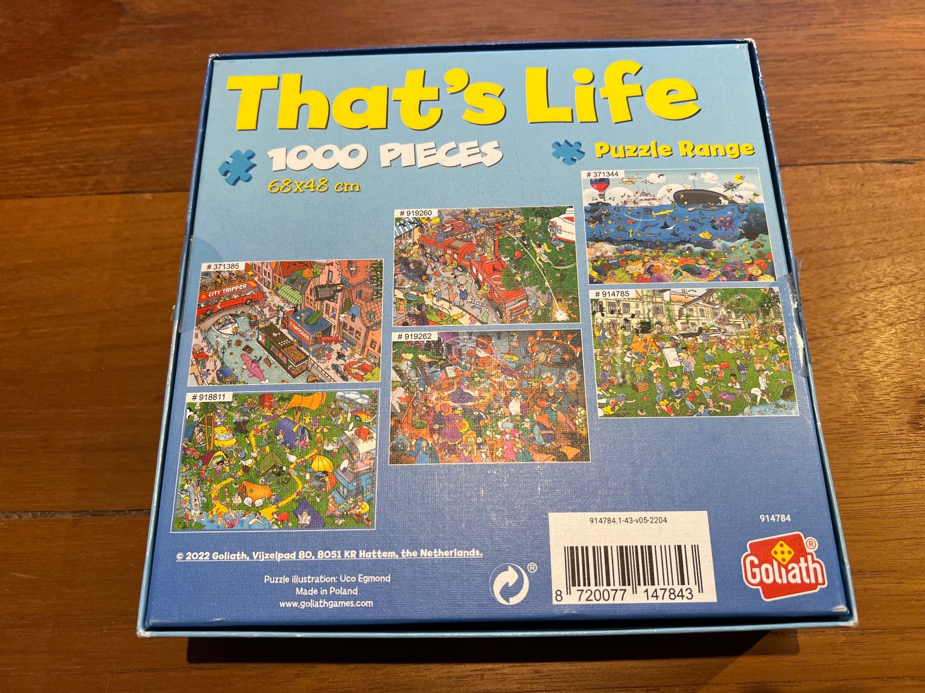 Puzzle: 1000 Puzzle von Goliath "That's Life" "Puzzle Range" – Usato da Steffisburg venduto da 9MOMO5 1